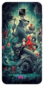 Gift Minister Soft Designer Mobile Case For One Plus 3 Back Cover Brown - Wild Animal Jungle Book Illustrations Aquamarine Gray Stylish Costume Red Tex Avery Antiform Shockproof Flexible 1Pcs 1701L