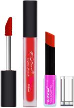 OUR BEAUTY Red Lipstick Long Lasting Creamy Matte Lipstick And Liquid Matte Lipstick 47, 4 G