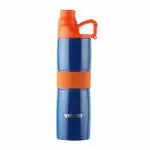 Vinod Ace Water Bottle with 18/8 Stainless Steel Inside Coating - 600ml (Dark Blue)