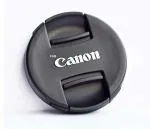 SHOPEE Black Front Camera Lens Cap For Cannon Lens - 58 mm