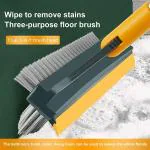 MADRIC Scrub Brush Tile Cleaner Brush with Scraper Bathroom Cleaning 3-Section Adjustable