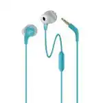 JBL Endurance Run, Sports in Ear Wired Earphones with Mic, Sweatproof, Flexsoft eartips, Magnetic Earbuds, Fliphook & TwistLock Technology with Voice Assistant Support for Mobiles (Teal)