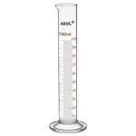 ABGIL BOROSILICATE GLASS MEASURING CYLINDER GRADUATED. 100ML CAPACITY. ONE UNIT IN A BOX.