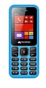Micromax X413, Dual SIM, Blue, Feature Phone