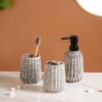 Nestasia Monochrome Beauty Ceramic Bathroom Accessories Set