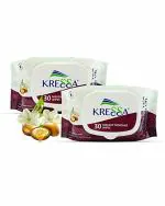 Kressa Waterproof Makeup Remover Wipes 16 x 8 x 5.5 cm (Pack of 2)