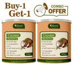 KURAIY Coconut Wax for Smooth Hair Removal - 800gm Coconut extracts For all skin types Removes Tan, Dead Skin For Arms, Legs and Full body (Pack of 2)