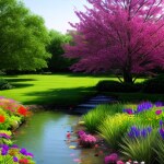 Love Creation 12x18 Size poster print for creative wall art- serenity-garden-8369(Non Sticker)