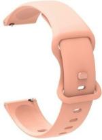 JOBINKA 22MM Silicone Watch Band Strap Double Lock For Galaxy Gear S3 Classic (SM 46mm) Smart Watch Strap (Pink)