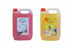 Gasoline Home Care Washing machine liquid detergent Pink + Dish Washing liquid Yellow (5+5 ltr)