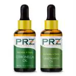 PRZ Combo Of Citronella Oil and Lemongrass Essential Oil 15 ml Each (Combo Of 2)