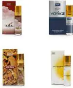 Pik product Voyage, Al-noor, Oudh and Dil Javadhu Perfume Alcohol Free 24 ml (Pack of 4)
