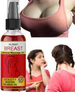 KURAIY 100% Pure Breast Enlargement Massage Oil Really Work Enhance Firming Lifting Nursing Larger Small Flat Breasts Best Up Size Bust Care