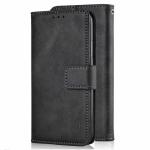 ClickCase Vintage Series For LG V40 ThinQ Matte Black Faux Leather Mobile Wallet Flip Cover