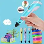 Pluspicks 3D Pen for Kids/Adults/Children 3D-Printing Pen With Different Color ABS for 3D Drawing, Doodling, Art, Craft, Model Making, Project And Education Purpose