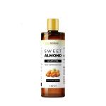 Econature Sweet Almond Hair Oil Sulfate Free, Weightless, Revitalizing Hair Treatment and Promotes Shine, 120 ml