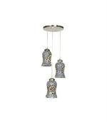 Shri Girraj Ji Blue Ceiling Hanging Lights (Pack Of 2)