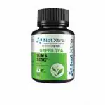 NatXtra GREEN TEA - Slim & Detox Capsules for Natural Weight Management and Energy Boost, with Antioxidant Power of Vitamin C