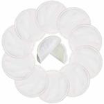ANTIL'S Reuseable & Washable Maternity Nursing Breast Pad for Feeding Mothers White - 14 pieces
