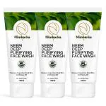 Nimbarka Neem Deep Purifying Face Wash Removes Impurities, Dead Skin, Excess Oil, acne-prone & oily skin | 100 ML Each | Pack Of 3
