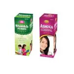 S.P PHARMACEUTICALS Shankh Pushpi Syrup & Ashoka Cordial Syrup (Pack of 2)