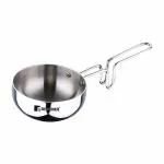 Bergner Argent Triply Stainless Steel Induction Friendly Tadka Pan 12 cm