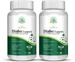 Healthy Nutrition -Just for the Health of it Diabo Support Gluten Free for Diabetes Control-90 Capsule (pack of 2)