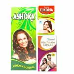 HERBSHD ASHOKA cordial 200ml HEALTH AIM & EUKORIA CAPSULE (Combo Pack)