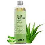 Vitro Aloe Vera Shower Gel | Moisturises Dry Skin | Gentle Skin Cleanser | 100% Natural Fresh Body Wash With Pure Aloevera Scent | Pump Bottle - 250ml