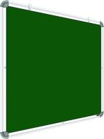 SHELFKING 2x2 feet White Board, One Side White Board Marker and Reverse Side Green Chalk Board Surface,(Pack Of 1) Design Number 22 White, Green board (600 mm x 600 mm)