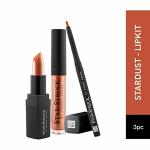 Star Struck by Sunny Leone Stardust 3PC Lip Kit (Lipstick + Lip Liner + Lip Gloss)