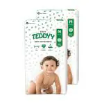 TEDDYY Baby Diapers Pants Easy Medium 68 Count (Pack of 2)