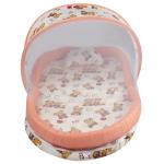 Kiddie Fun Baby Mattress with Mosquito Net and Bumper Guard 94x54x52 Cm