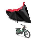 KEDIT New TVS Heavy Duty XL 100 Universal Motorcycle Bike/Scooty Two Wheeler Safety Full Body Cover TVS Heavy Duty XL 100 Red Black Colour KK-499
