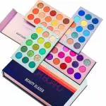 Beauty Glazed COLOR BOARD Highly Pigmented Eyeshadow Palette, Profession 60 Colors Makeup Palette Mattes Shimmers Naked Smokey Glitter Cream Colorful Powder Blendable Long Lasting Waterproof Eye Shadow Palette