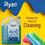 Ryze 5x Super Wash 5 Liter Liquid Detergent | Laundry Liquid For Fabric Care | Suitable For Top-Load And Front Load Machine Super Saver Pack, Laundry Detergent (5 liters)
