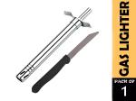 Ojas Gas Lighter With Knife| Stainless Steel GaS Lighter For Kitchen | Best Gas Lighter