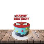 Festiko Spider Man Theme Birthday Decoration For Kids Birthday Party Decoration Items, Superhero Happy Birthday Theme Party Decoration Cake Topper
