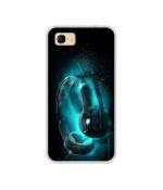 Casotec Cool Headphone Design Printed Silicon Soft TPU Back Case Cover for Asus Zenfone 3s Max ZC521TL