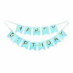 SHANAYA Happy Birthday Paper Hanging Bunting Banner (13 Pieces Card)