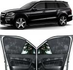 Able Zed Black Half Car Sun Shade Curtains for Mercedes- Benz-GL-Class GL500 Set of 8 Pcs