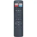 NIJ Voice Command Remote Control for LED, LCD VU and HISENS TV (Black)