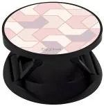 Eggshell Black Silicone and Marble Mobile Finger Grip Back Holder for All Basic Cell Phone And Tablets