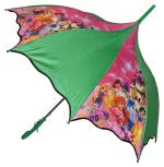 CHAATEWALA Multicolor Cartoon Printed Pagoda Parasol Princess Umbrella (43.2 x 55.9 x 12.7 cm)