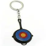 Blue Aura Sn Racers Black Steel Frying Pan Tava Hot Game Battlegrounds Pubg Key Chain