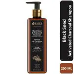 Kaers by Healthcrew Kalonji Herbal Shampoo | Black Seed and Activated Charcoal | Shampoo With Conditioner | Paraben Free, SLES Free, Dioxane Free | Dark and Strong Hair | Soft & Shiny Hair for Wow Effect | 200 ml