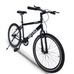 Model 1.0 Light Weight Hybrid Cycle, 26T Single Speed, Steel Rims, for Men Woman and Adults (Green)