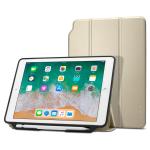 Spigen Gold TPU Smart Fold 2 Back Cover Case For Ipad 9.7 inch With Pencil Holder
