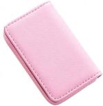 StealODeal Pink Multiple Card Luxury PU Leather Business Case 8 Card Holder (Set Of 1)