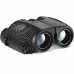 Tellshun Binocular for Long Distance |10x25 HD with Bag Green Eyepiece | Hunting and Tourism | 4 Prism FMC Spotting Scope | Wide Angle Telescope | Range 1000 MTS | Durbin